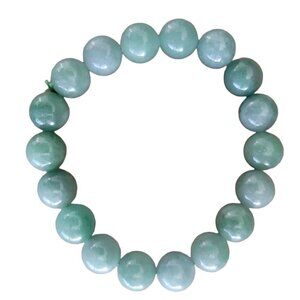WOMEN'S Jade Stretched Bridge Cultured Pearl B-629-ME. 7"